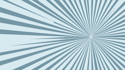 Obraz premium A graphic background with radiating lines in cool blue tones, evoking a sense of energy, focus, or a breakthrough moment, ideal for design projects.