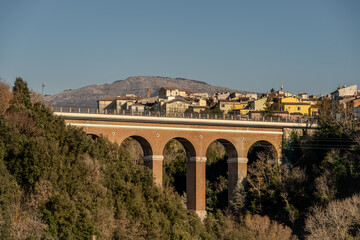 Fototapeta premium Isernia: Spectacular Photos of the Cardarelli Bridge