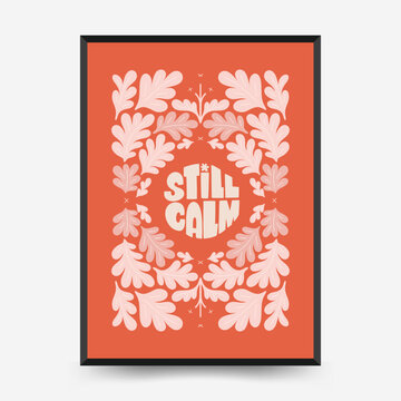 Merry Christmas and Happy New Year vertical flyer or poster template. Modern trendy Matisse minimal style. Hand drawn design for wallpaper, wall decor, print, postcard, cover, template, banner.