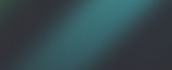 Abstract dark teal grainy background noise texture gradient shape design wallpaper backdrop banner poster header. Distressed material surface with dynamic visual pattern.