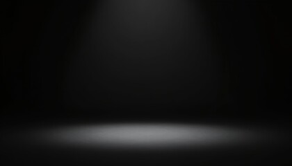 Illuminated spotlight on empty stage theatrical performance setting professional photography dark atmosphere centered perspective creative concept