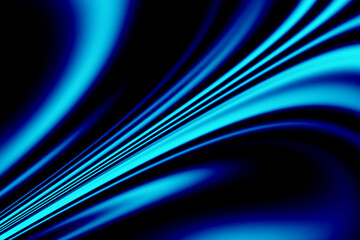 Obraz premium Modern Neon Blue Abstract Motion Background