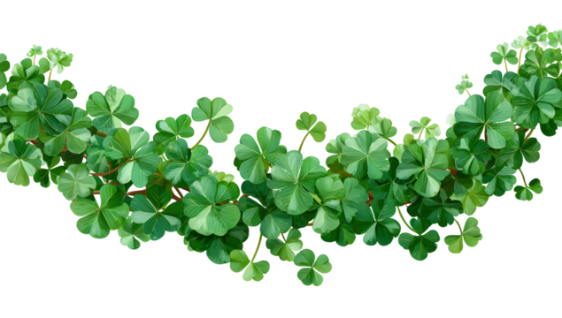 a lush green vine with leaves on a black background - Powered by Adobe