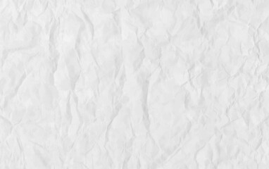 Naklejka premium Vintage crumpled paper texture collage overlay. White memo sheet with old crinkle effect. Vector background or cover for digital projects, textured realistic bg