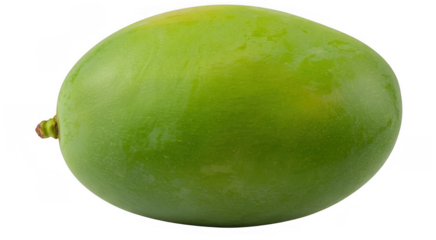 Green coconut fruit tropical isolated on a transparent background