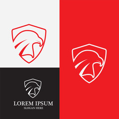 Falcon Logo Template vector