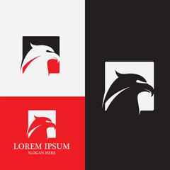 Falcon Logo Template vector