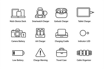 Electronic accessories: chargers, batteries, and organizers for efficient gadget management