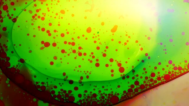 Authentic psychedelic liquid light show using the same methods as 1960's and 1970's projections at classic acid rock shows.