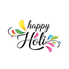 Obraz premium Holi radha krishna colorful gulal divine happy holi celebration