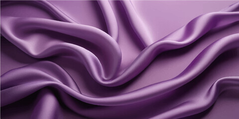 Obraz premium Elegant pink and purple silk satin fabric background with smooth luxury textures, soft shiny waves, and romantic violet drapes for a decorative textile backdrop