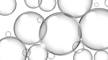 Soft Glow Bubble Circles Set