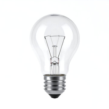 Clear Glass Incandescent Bulb - Classic A19 Edison Screw E27 Light Bulb