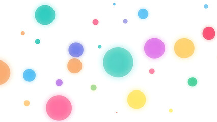 Floating Abstract Dots Glow