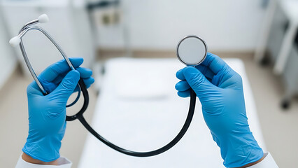 Medical Checkup Concept with Stethoscope