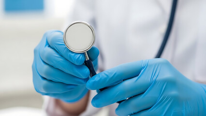 Medical Checkup Concept with Stethoscope