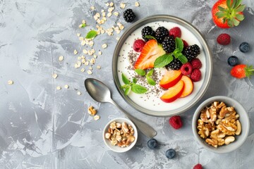 Healthy Yogurt Bowl With Berries