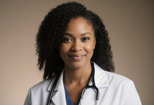 Professional Female Doctor with Stethoscope