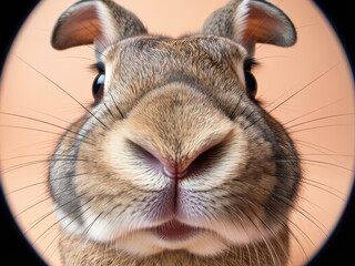 Close-up portrait of a small mammal with soft fur