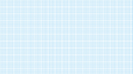 Light blue graph paper grid isolated on transparent background
