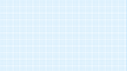 Light blue graph paper grid isolated on transparent background