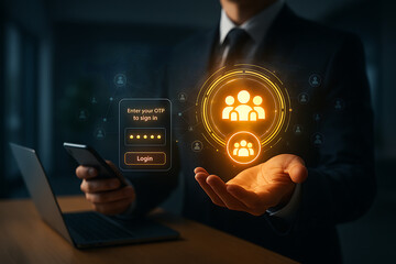 Secure otp login verification with two factor authentication system