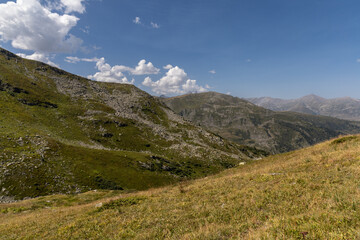 Fototapeta premium Beautiful alpine landscape in the Maurienne valley near Valmeinier, Savoie , France