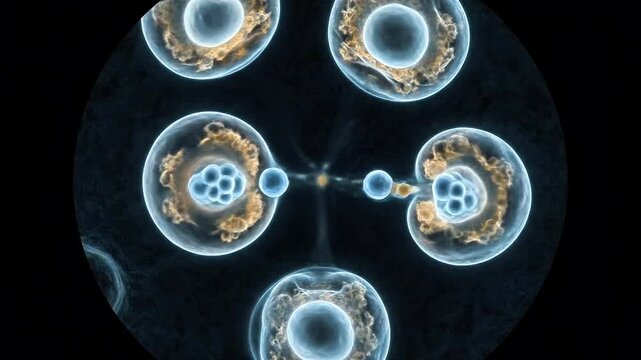 Molecules reaction microscope view 