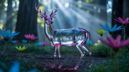 glass deer