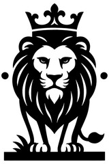 lion head vector,
Lion Wearing Crown Vector Logo
