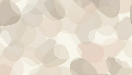 Subtle Luxury Abstract Organic Shape Pattern Background, Minimal Repeating Design