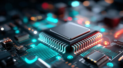 Obraz premium Microchip demand forecast showing increased production rates and pricing trends, semiconductor industry outlook, electronics market expansion, manufacturing capacity growth, supply chain