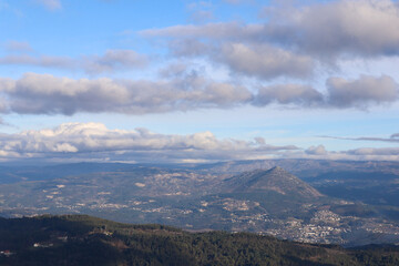 Obraz premium clouds over the mountains