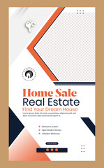 Real Estate Social Media Story Design Template Ads Promotional