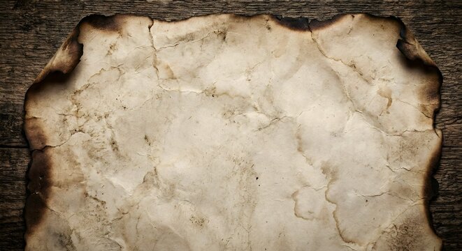 Burnt Edge Antique Paper Texture with Dramatic Aged Look