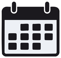 Calendar Icon Schedule Planner Reminder Event Date Appointment Time Management Organization Agenda