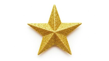 Shimmering golden star