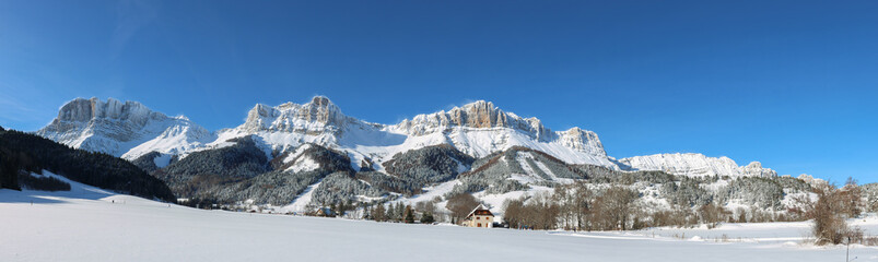 Fototapeta premium Panorama sur le Vercors