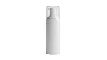 White spray bottle isolated on transparent background
