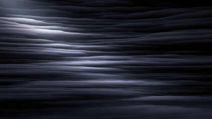 Dense smoke layers cover the landscape creating a thick fog effect in the evening light over a quiet area