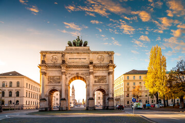 Triumphbogen, Muenchen, Bayern, Deutschland 