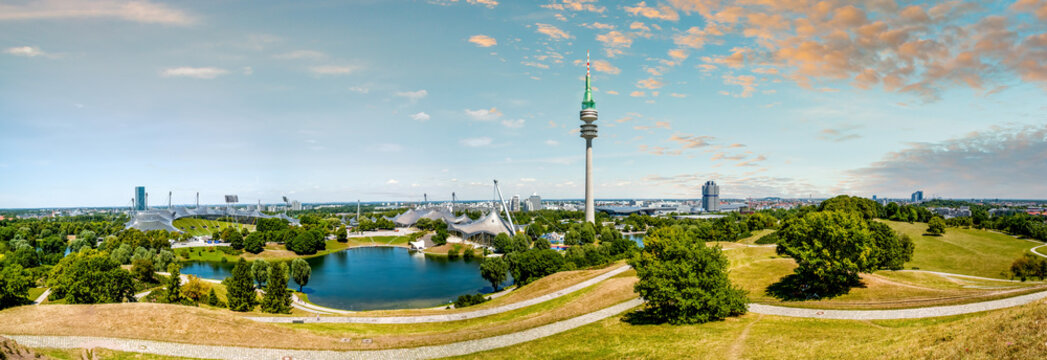 Olympiapark, Muenchen, Bayern, Deutschland 