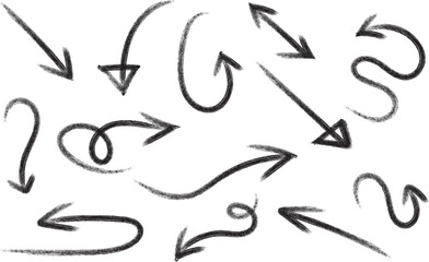 Hand drawn arrows collection unique hand drawn arrow illustrations