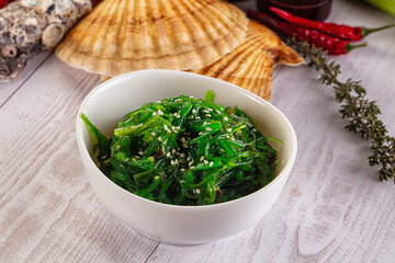 Japanese Chuka Wakame with sesame seeds