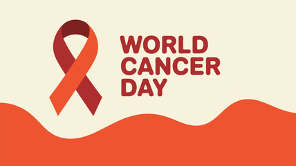 Celebrate world cancer day Vector