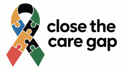 Close the care gap Vector