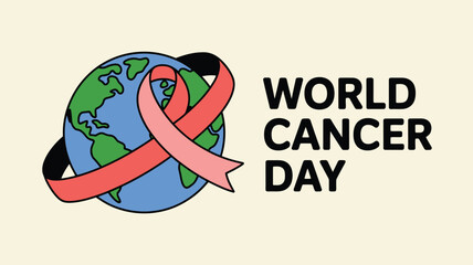 World cancer day Vector