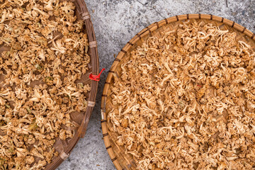 Dried fish for traditional medicine preparation in Taiwan