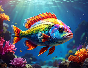 Fototapeta premium Fisch