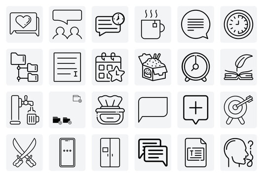 Multipurpose Web And App Interface Elements &ndash; Chat Bubbles, Action Buttons, And Status Indicators For Ui/Ux Design
